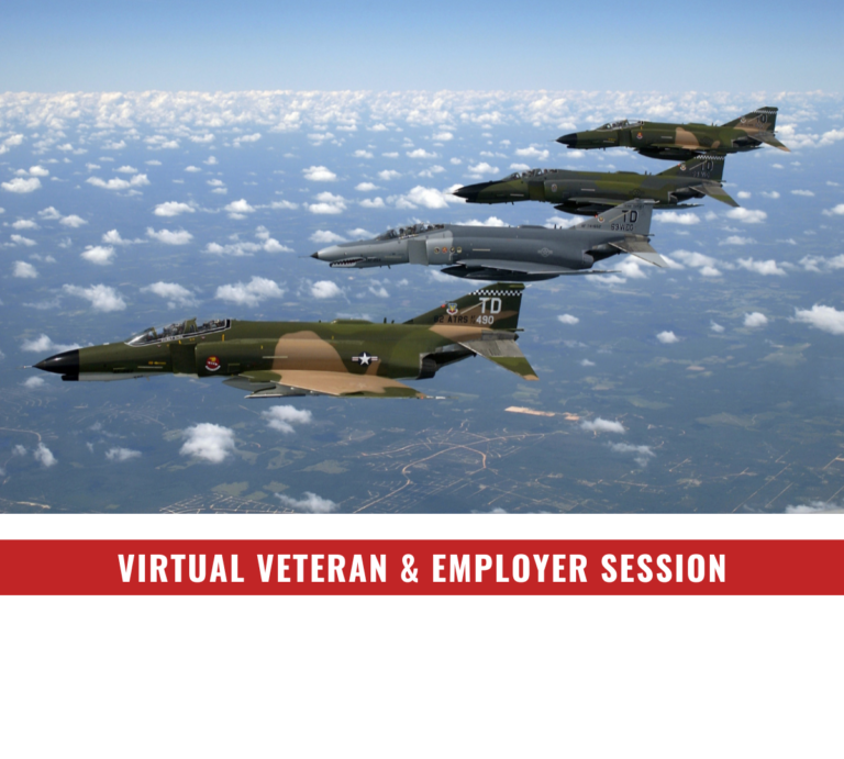 Oct. 29 Virtual Veteran & Employer Session graphic