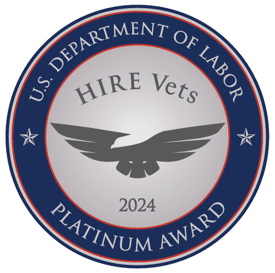 U.S. Department of Labor Platinum 2024 Logo